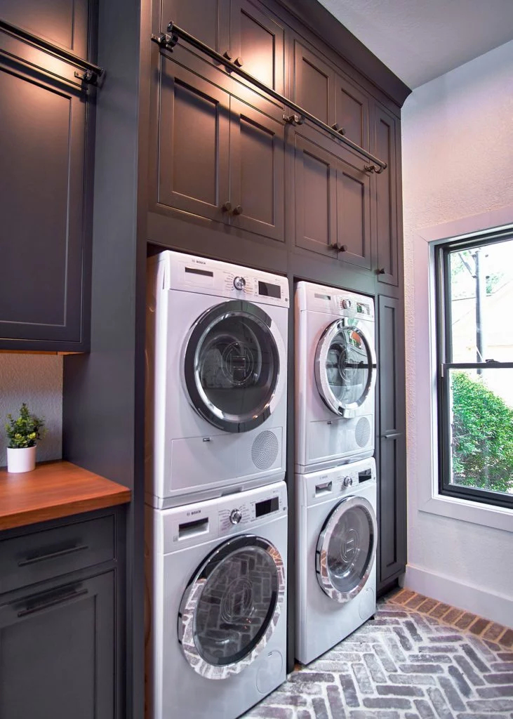 Laundry Room with Inset Cabitry