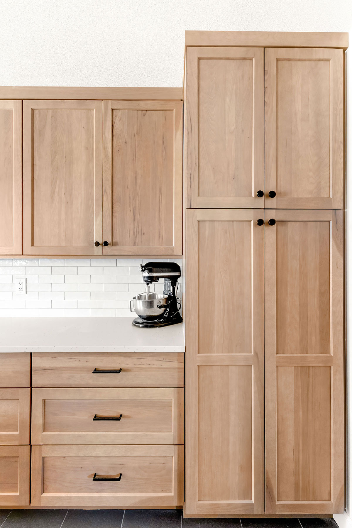 North Austin Remodel - Hickory Cabinets with Carmel Apple Finish